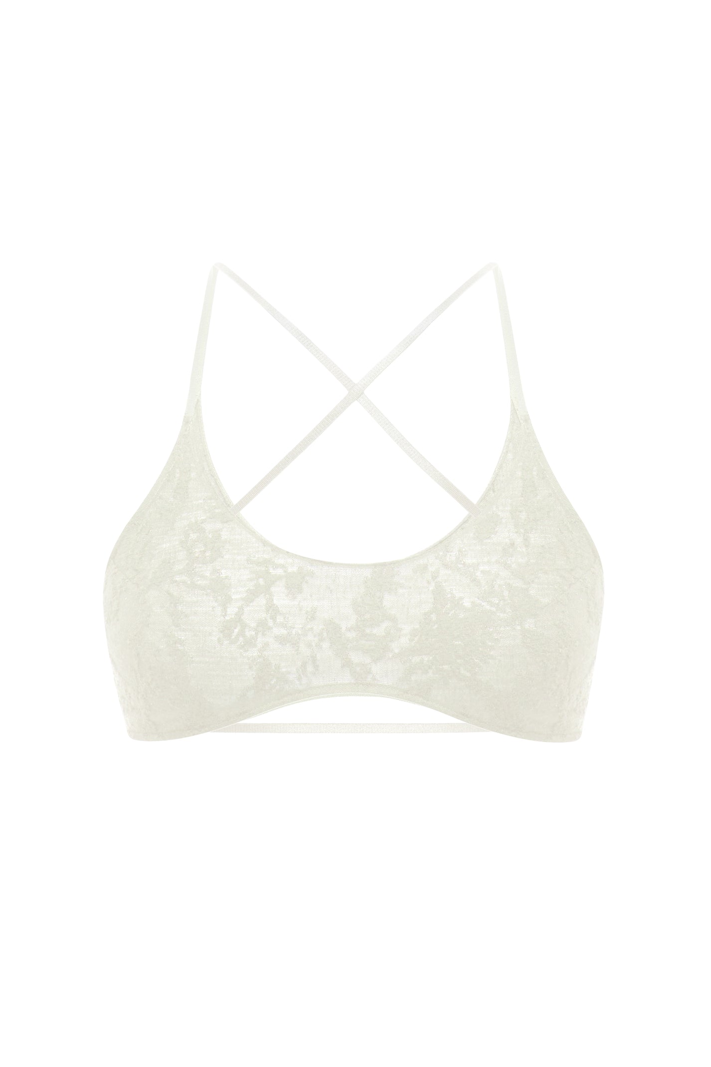 SCOOP TOP IN IVORY