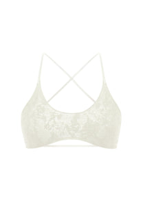 SCOOP TOP IN IVORY