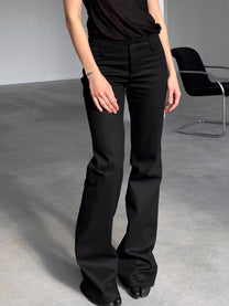 LOW RISE DENIM PANTS