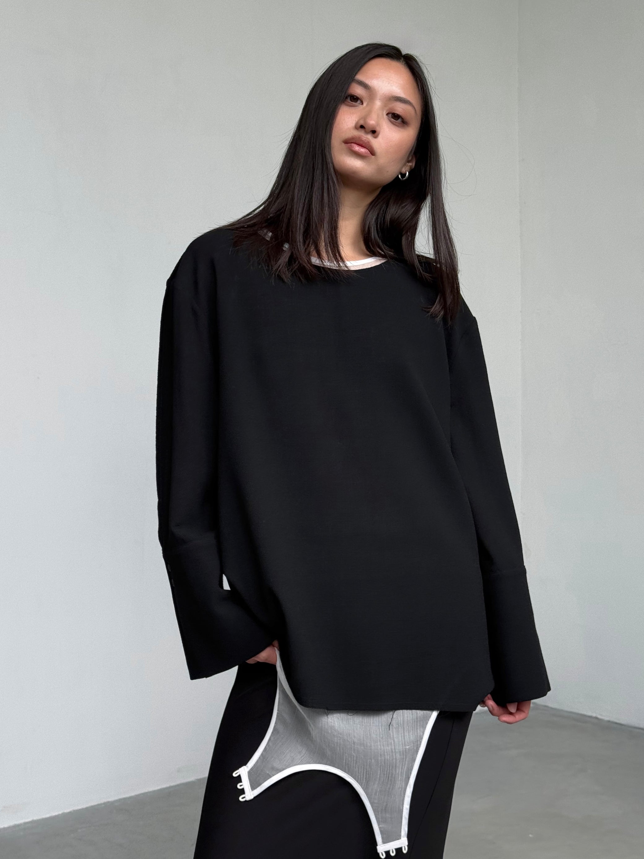 LOOSE SHIRT WITH CUFF