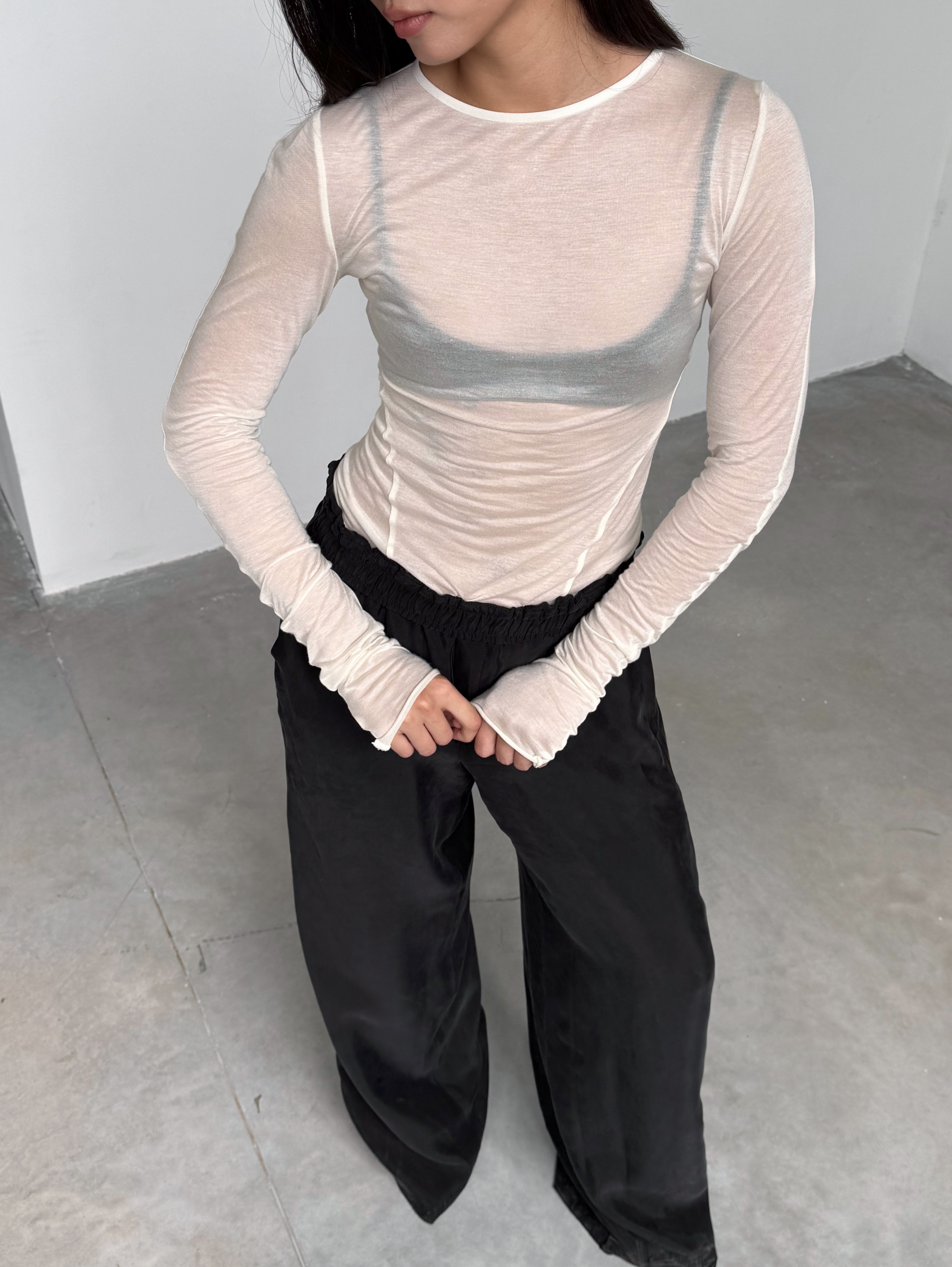 DAILY LONGSLEEVE IN IVORY