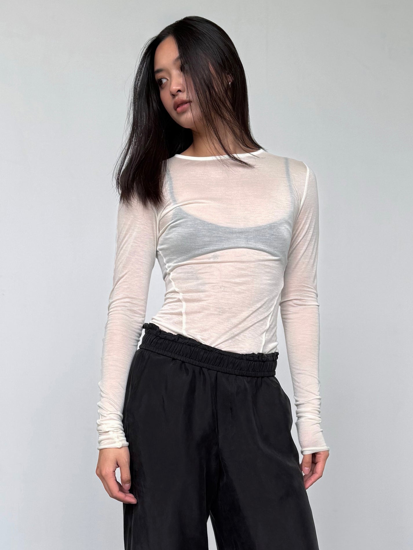 DAILY LONGSLEEVE IN IVORY