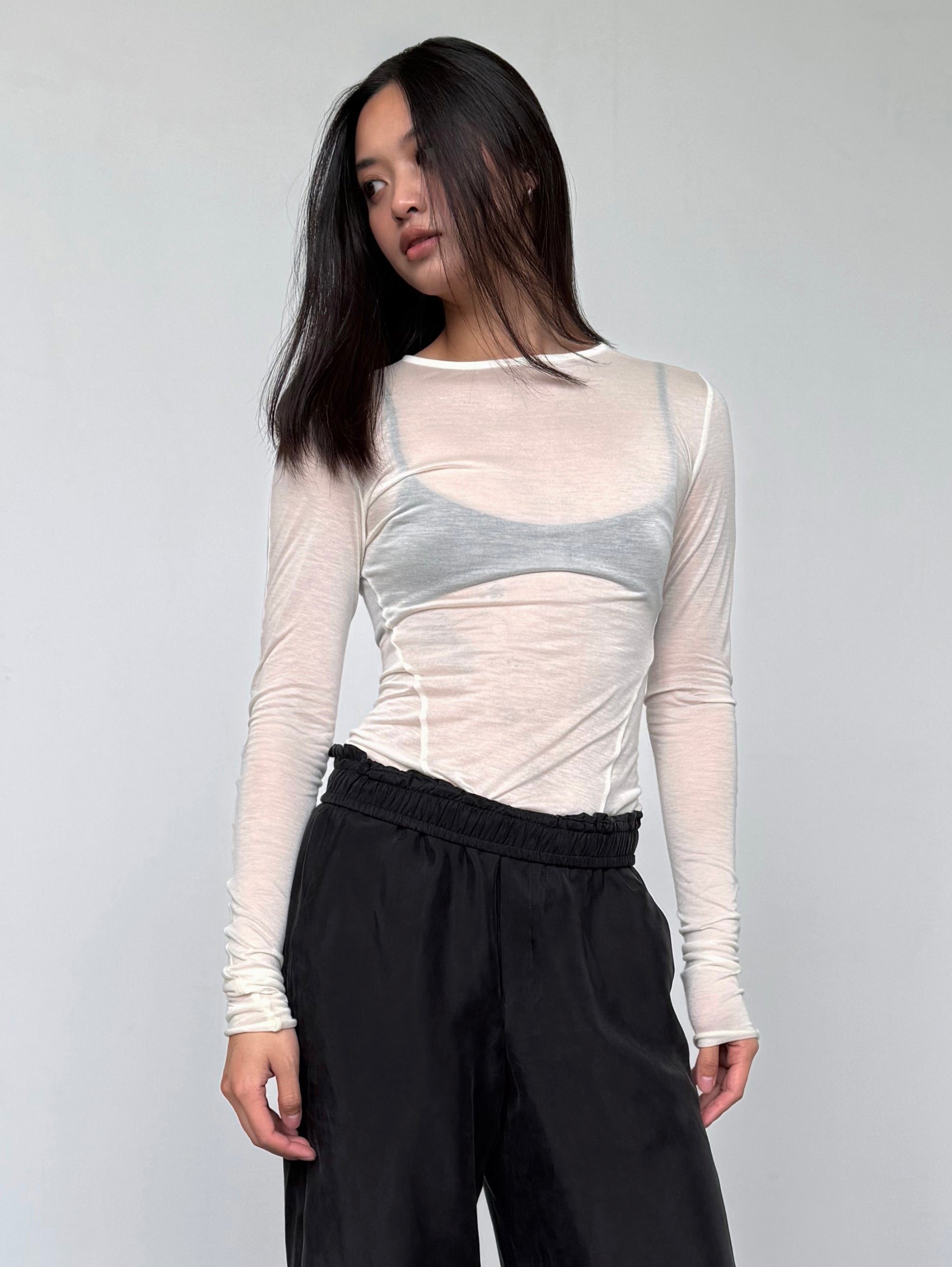 DAILY LONGSLEEVE IN IVORY