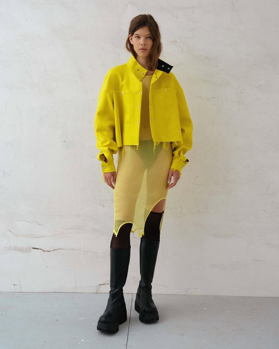 OUTER CROPPED SHIRT