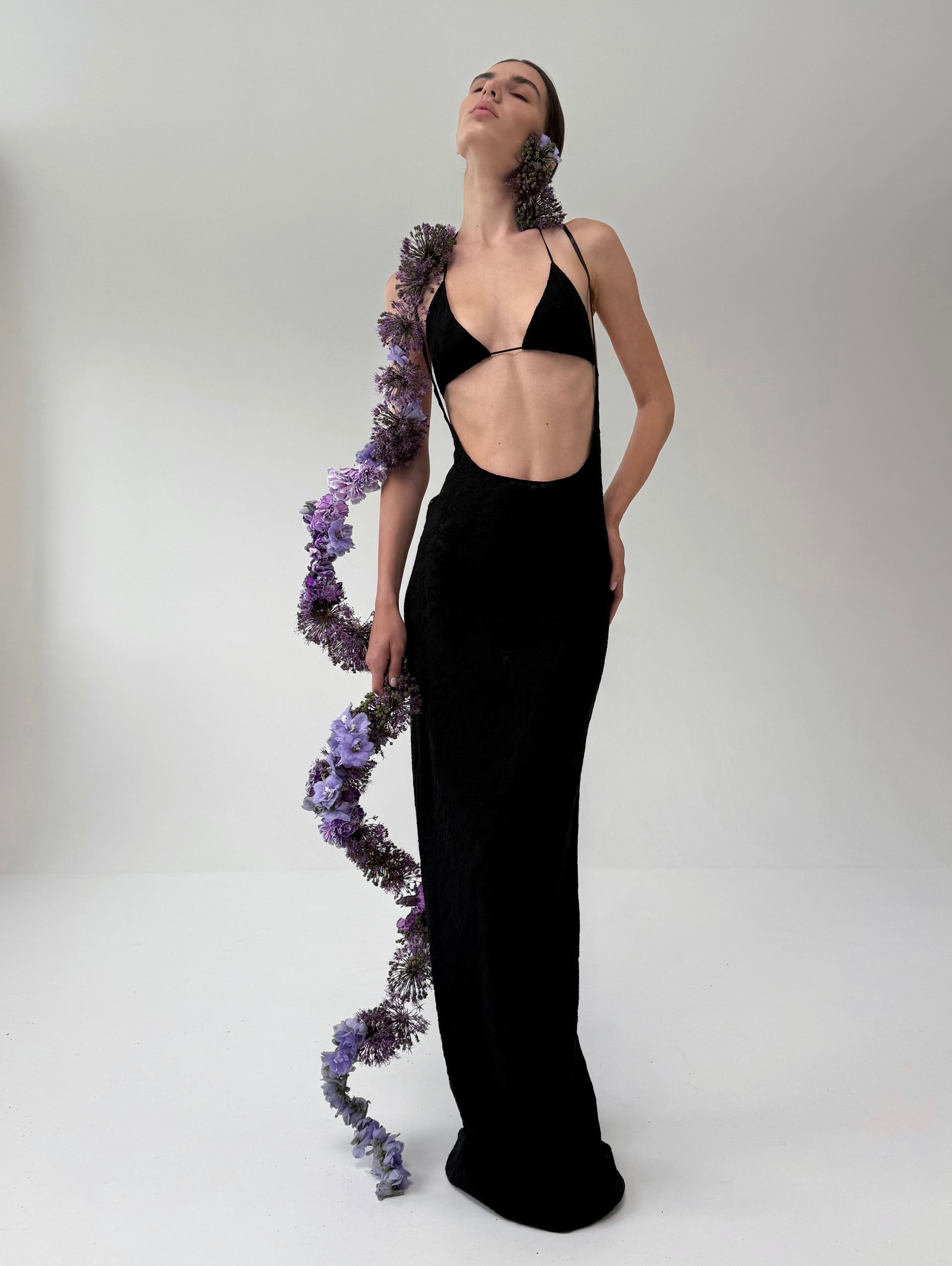 CUT-OUT MAXI DRESS