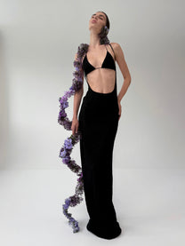 CUT-OUT MAXI DRESS