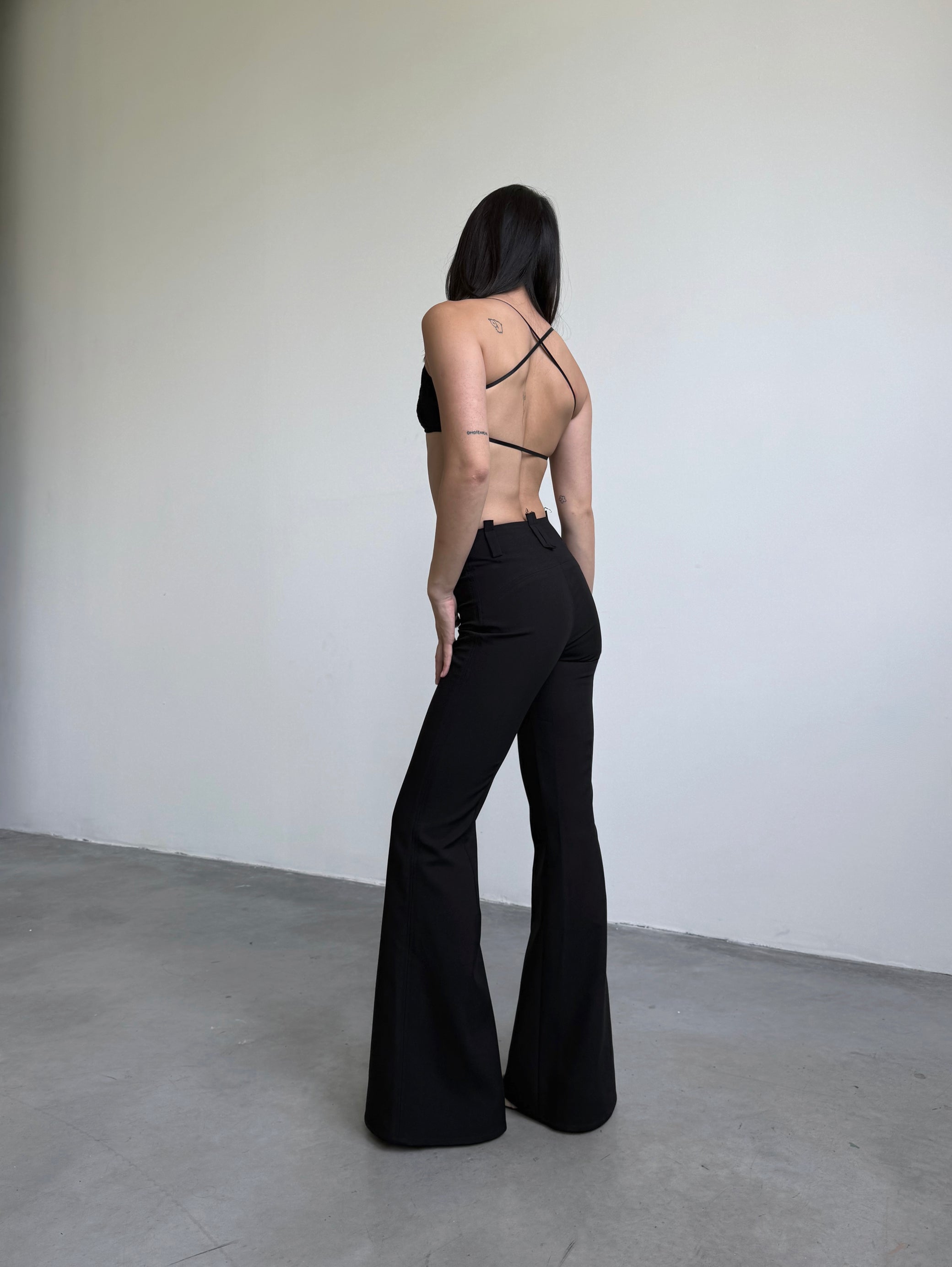 FLARED LEG PANTS