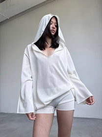 MINI SHORTS IN MILK