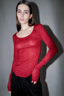 DAILY LONGSLEEVE IN CHERRY