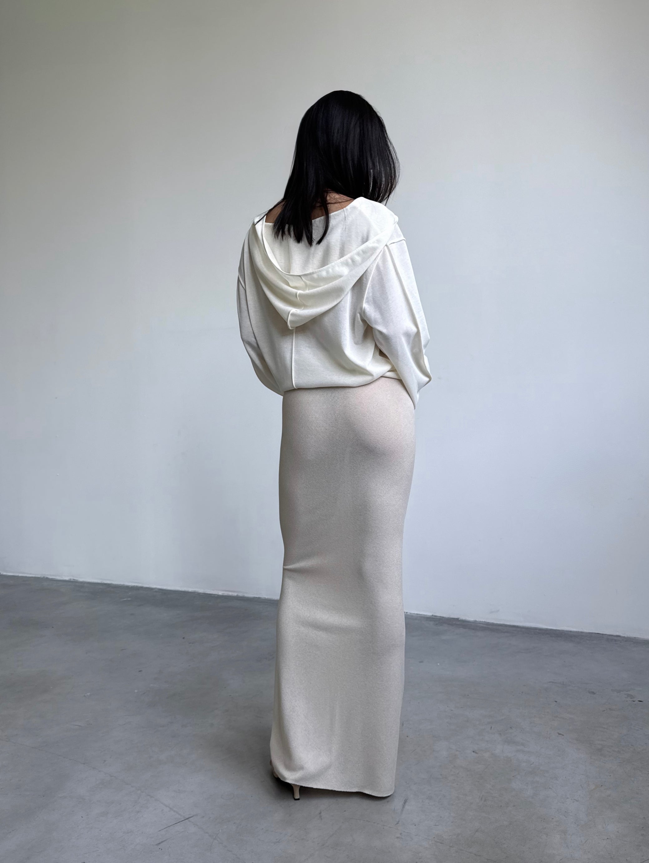 DAILY MAXI SKIRT IN BEIGE