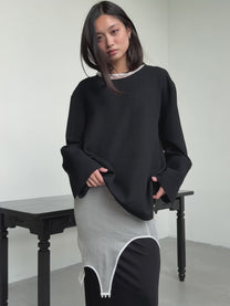 LOOSE SHIRT WITH CUFF